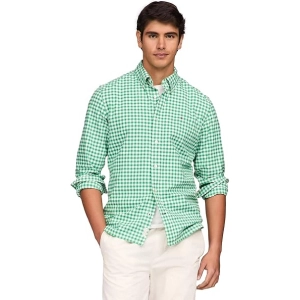 camisa-tommy-hilfiger-para-hombre-a-cuadros-verdes