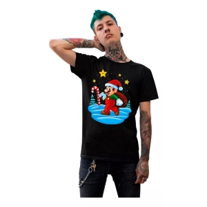 playera-de-regalo-para-intercambio-de-navidad-mario-bross-costal-santa