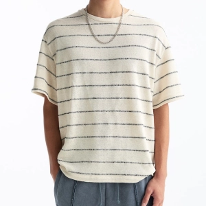 playera-punto-loose-fit-pull&bear-hombre