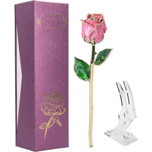 rosa-banada-en-oro-de-24-quilates-san-valentin