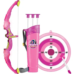 juego-de-arco-y-flecha-color-rosa-para-ninas-deportistas