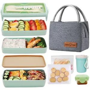 lonchera-tipo-bento-con-contenedores-y-accesorios